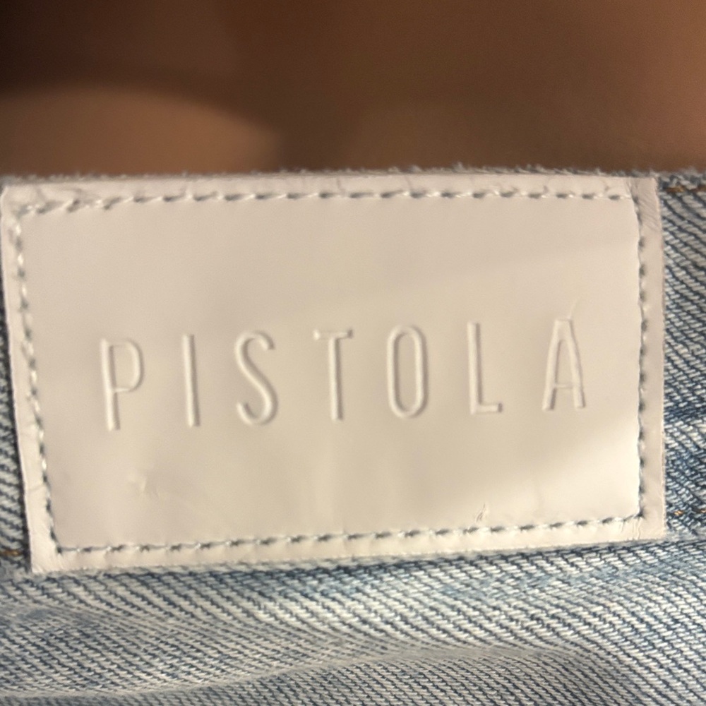 Pistola Kylee Relaxed High Rise Cuffed Jean Short St Tropez - Picture 8 of 11
